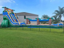 22ft Tiki Plunge with Slip and Slide